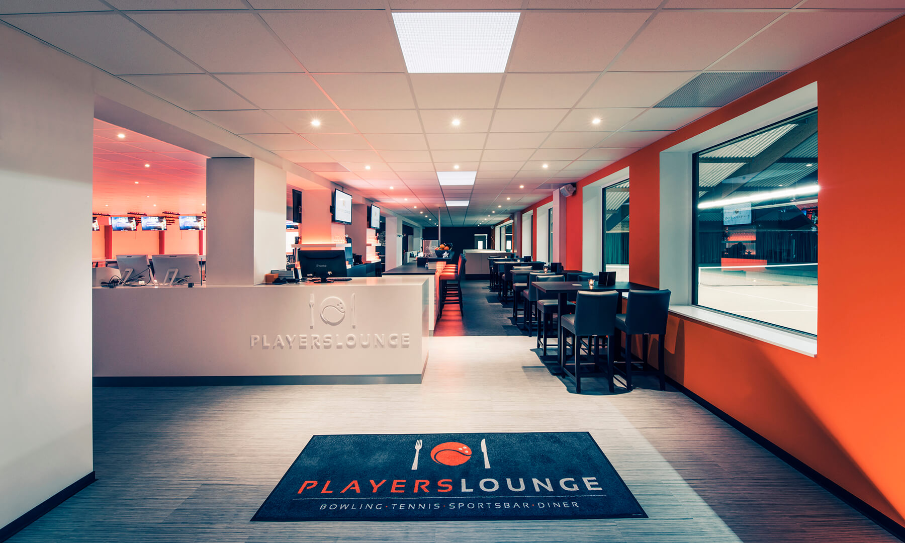Design für die PlayersLounge Unterstützung der Markenprofilierung